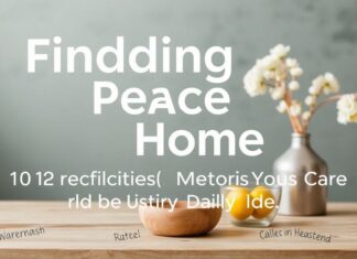 Evde Huzur Bulmak: Günlük Hayatta Kullanabileceğiniz 10 Pratik Yöntem Finding Peace at Home: 10 Practical Methods You Can Use in Daily Life