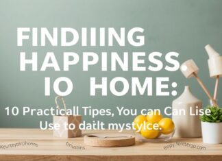 Evde Mutluluk Bulmak: Günlük Yaşamda Kullanabileceğiniz 10 Pratik İpucu Finding Happiness at Home: 10 Practical Tips You Can Use in Daily Life