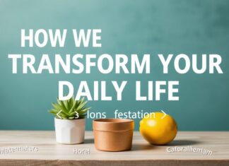 Günlük Hayatınızı Nasıl Dönüştürüyoruz: İpucları ve Yöntemler How We Transform Your Daily Life: Tips and Methods