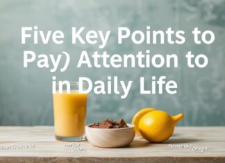 Günlük Hayatta Dikkat Edilmesi Gereken 5 Ana Nokta Five Key Points to Pay Attention to in Daily Life