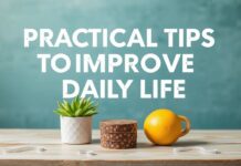 Günlük Yaşamı Geliştirmek İçin Pratik İpuçları Practical Tips to Improve Daily Life