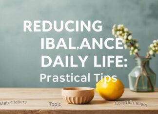 Günlük Yaşamda Dengesizliği Azaltmak: Pratik IPuçları Reducing Imbalance in Daily Life: Practical Tips