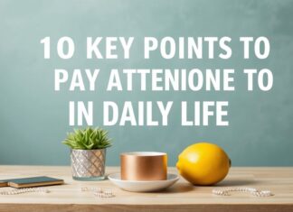 Günlük Yaşamda Dikkat Edilmesi Gereken 10 Ana Nokta 10 Key Points to Pay Attention to in Daily Life