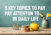 Günlük Yaşamda Dikkat Edilmesi Gereken 5 Ana Konu 5 Key Topics to Pay Attention to in Daily Life
