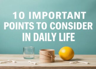 Günlük Yaşamda Dikkate Alınması Gereken 10 Önemli Nokta 10 Important Points to Consider in Daily Life