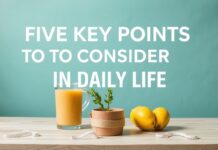 Günlük Yaşamda Dikkate Alınması Gereken 5 Anahtar Nokta Five Key Points to Consider in Daily Life