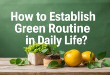 Günlük Yaşamda Yeşil Rutin Nasıl Kurulur? How to Establish a Green Routine in Daily Life?