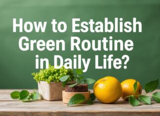 Günlük Yaşamda Yeşil Rutin Nasıl Kurulur? How to Establish a Green Routine in Daily Life?