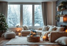 Kışın Evde Konforlu ve Stilize Bir Yaşam Tarzı A Cozy and Stylish Lifestyle at Home in Winter