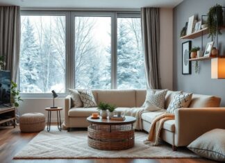 Kışın Evde Konforlu ve Stilize Bir Yaşam Tarzı A Comfortable and Stylish Lifestyle at Home in Winter