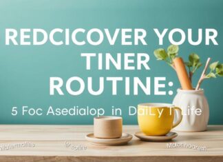 Rutininizi Yeniden Keşfedin: Günlük Yaşamda Dikkate Alınması Gereken 5 Anahtar Alan Rediscover Your Routine: 5 Key Areas to Focus on in Daily Life