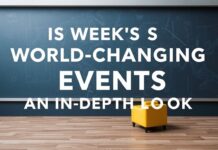 Bu Hafta Dünyayı Değiştiren Olaylar: Derinlemeli Bakış This Week's World-Changing Events: An In-Depth Look