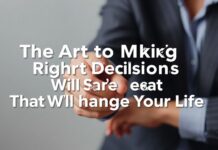 Hayatınızı Değiştirecek Doğru Kararları Verme Sanatı The Art of Making the Right Decisions That Will Change Your Life
